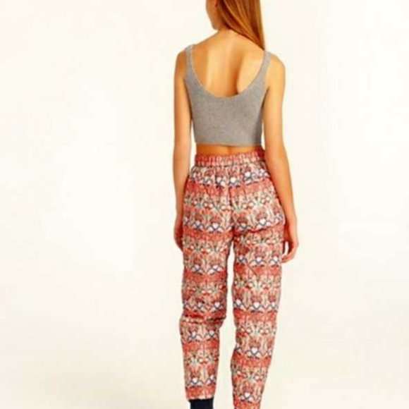 New women's 2 J Crew quilted snow puffer pant in Liberty May nouveau print - Picture 9 of 10